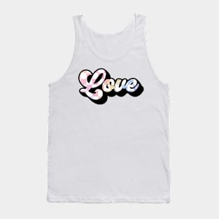 Love in Pastel Checkerboard Tank Top